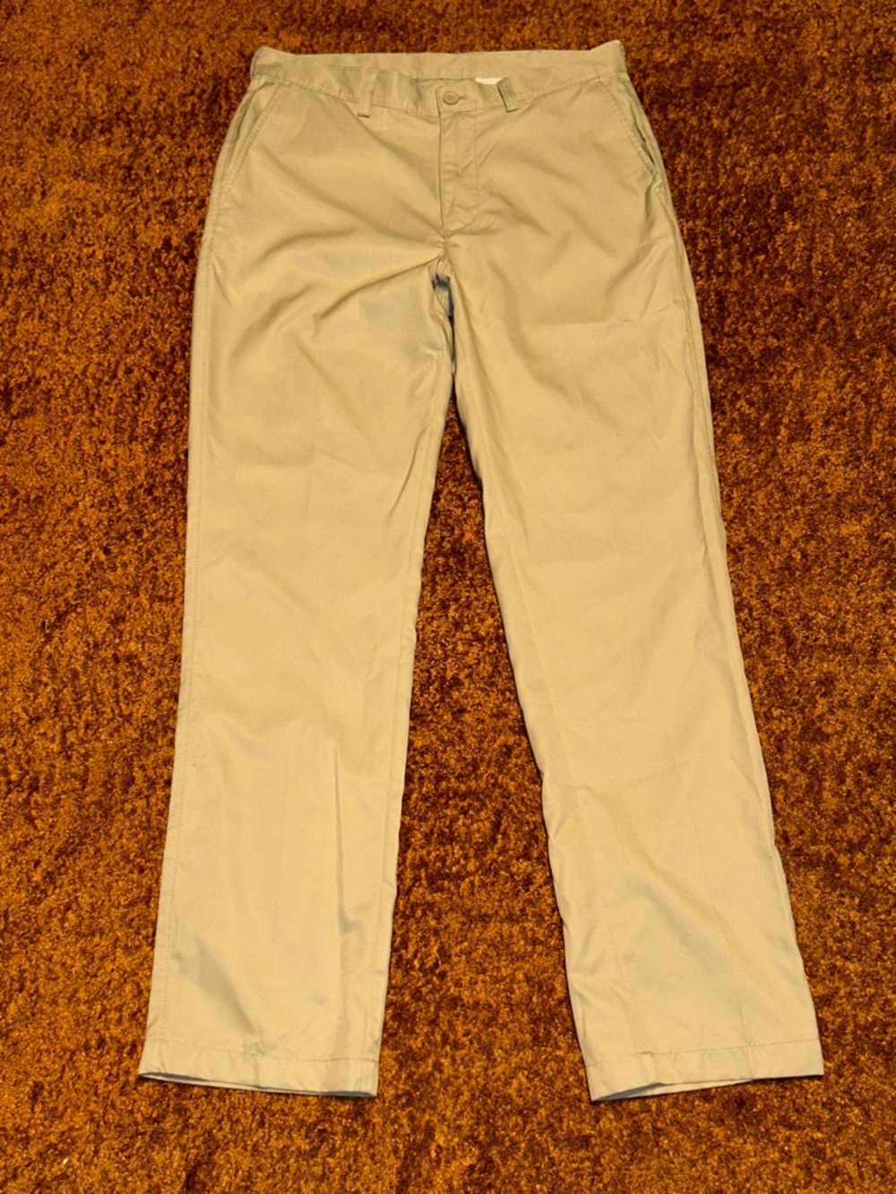 Roundtree & Yorke Men's Beige Chinos
